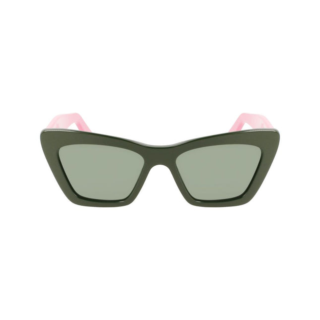 Ferragamo Bicolor Acetate Sunglasses