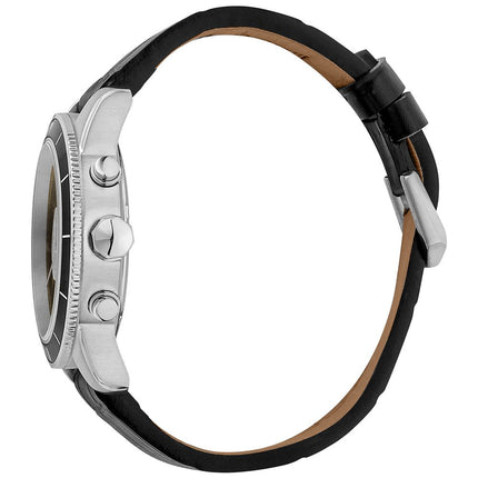 Just Cavalli Black Leather Watch
