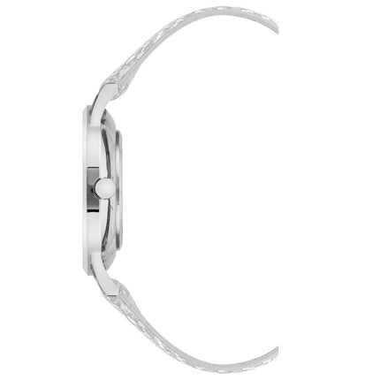 Nine West Gray Leather Dress Watch
