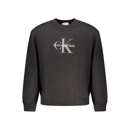 Calvin Klein Black Cotton Men's Sweatshirt