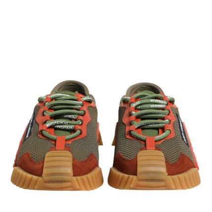 Dolce & Gabbana Multicolor Lace Up Low Top NS1 Sneakers Shoes
