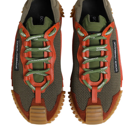 Dolce & Gabbana Multicolor Lace Up Low Top NS1 Sneakers Shoes
