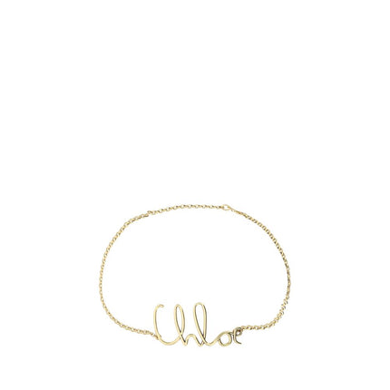 Chloé Gold Brass Thin Belt