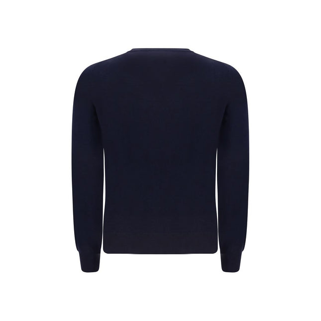 Brunello Cucinelli Blue Wool Oves Aries Sweatshirt