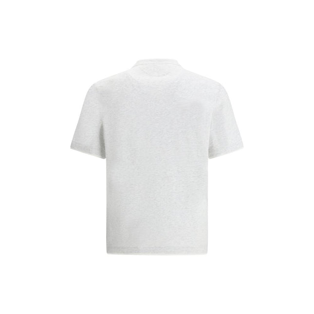 Brunello Cucinelli Gray Cotton T-Shirt