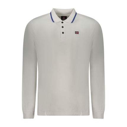 Norway 1963 Bianco Cotton Men Polo Shirt