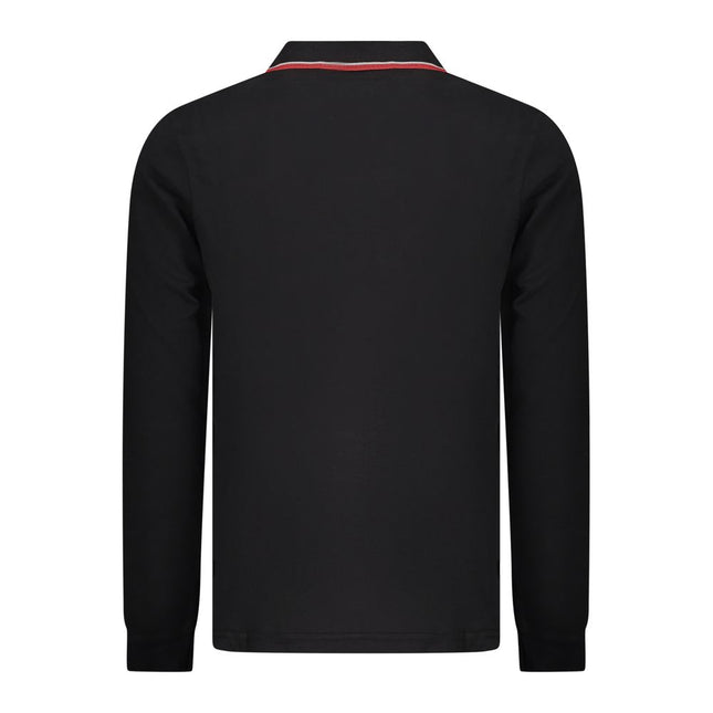 Norway 1963 Black Cotton Men Polo Shirt