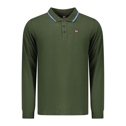 Norway 1963 Verde Cotton Men Polo