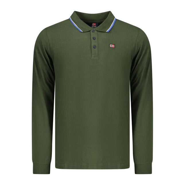 Norway 1963 Verde Cotton Men Polo