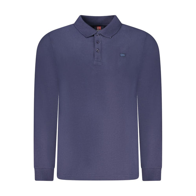 Norway 1963 Blu Cotton Men Polo