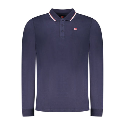 Norway 1963 Blu Cotton Mens Polo Shirt