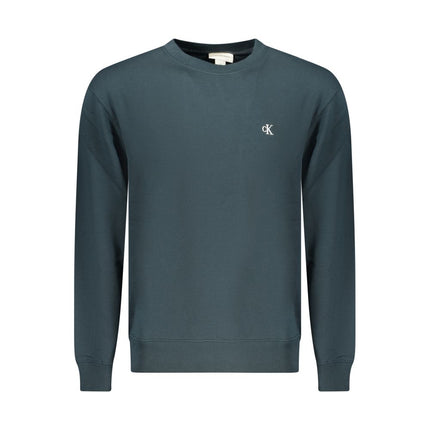Calvin Klein Blue Cotton Men Sweatshirt