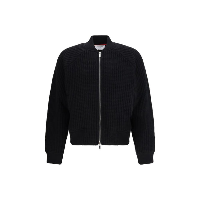 Thom Browne Black Wool Oves Aries Bomber