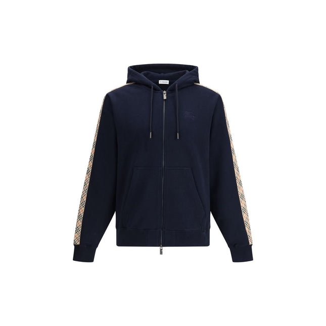 Burberry Blue Cotton Sweatshirt