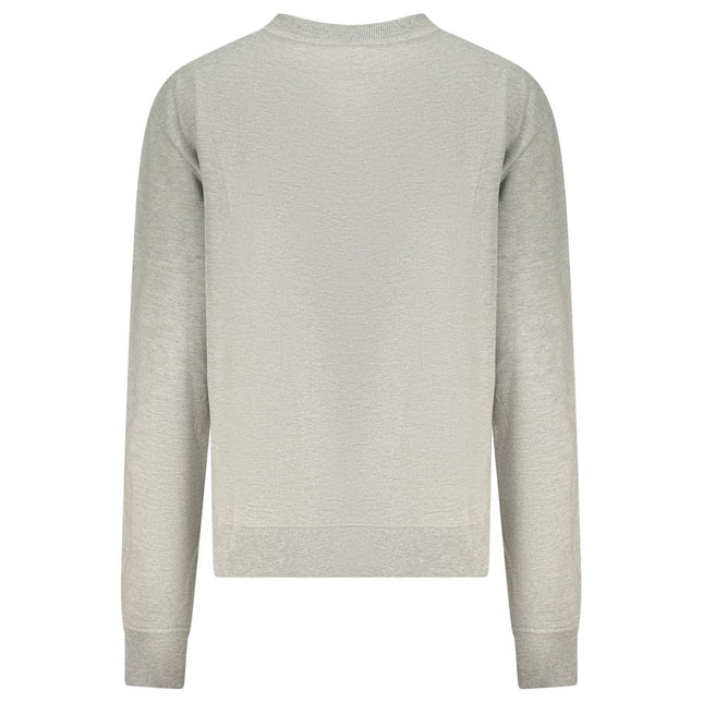North Sails Grigio Cotton Women Sweatshirt