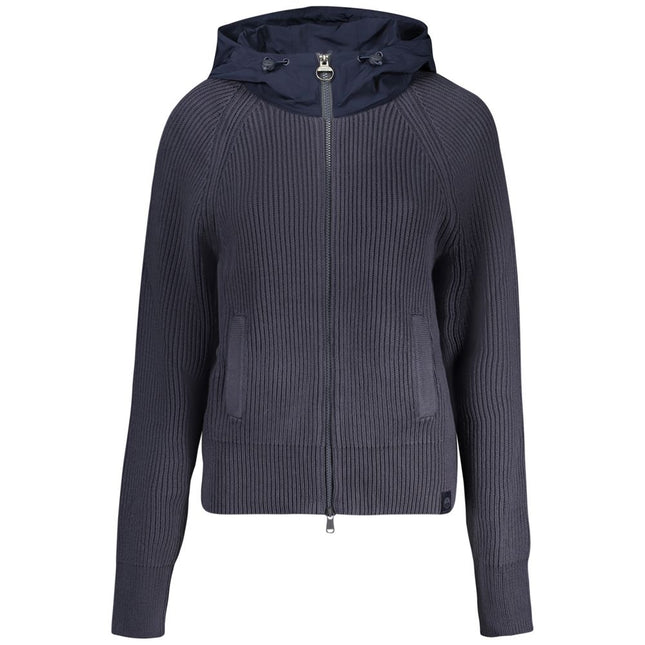 North Sails Blu Polyester Women Cardigan