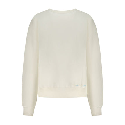 North Sails Bianco Cotton Women Sweatshirt