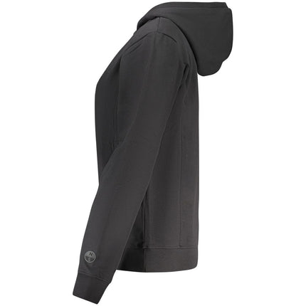 North Sails Black Cotton Women Hoodie