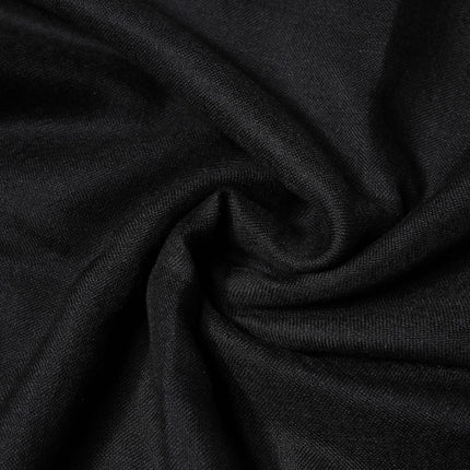 Dolce & Gabbana Black Cashmere Knit Neck Wrap Shawl Scarf