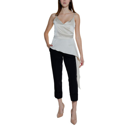 Silence Beige Polyester Top
