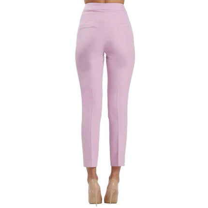 Silence Purple Polyester Pants