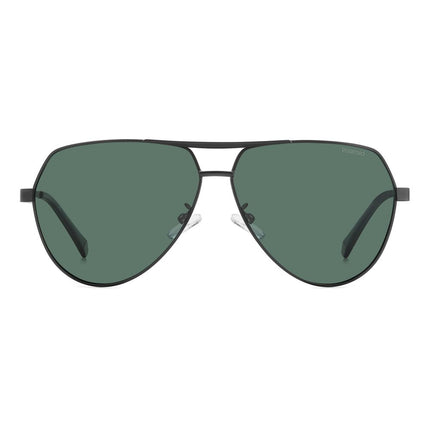 Polaroid Black Metal Sunglasses