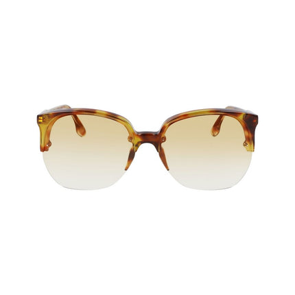 Victoria Beckham Brown Acetate Sunglasses