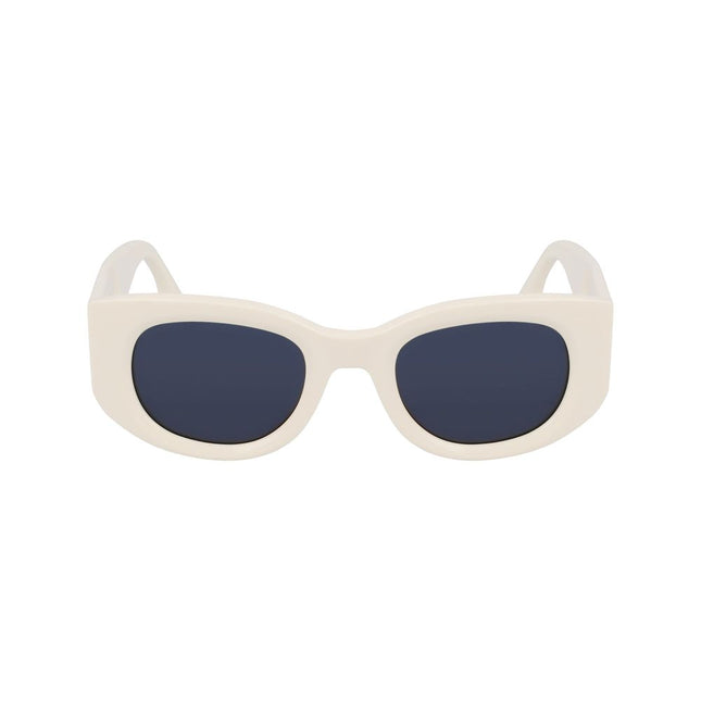 Victoria Beckham Gray Acetate Sunglasses