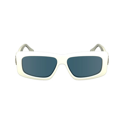Victoria Beckham White Acetate Sunglasses