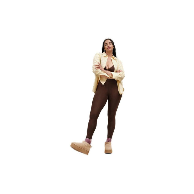UGG Beige Suede Leather Ankle Boots