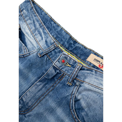 Displaj Blue Cotton Relaxed Fit Jeans