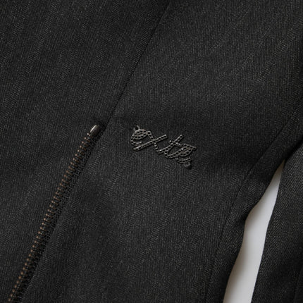 Exte Black Double Breasted Pants Blazer Jacket 2 Piece Suit