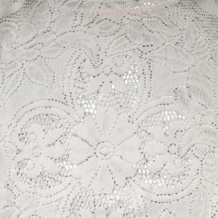 Dolce & Gabbana White Embroidery Lace Cotton Blouse Top