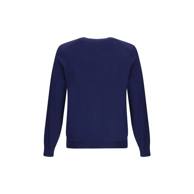 Brunello Cucinelli Blue Wool Oves Aries Sweatshirt