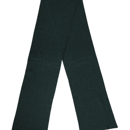 Dolce & Gabbana Green Cashmere Knitted Neck Wrap Shawl Scarf