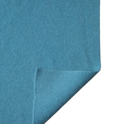 Dolce & Gabbana Blue Cashmere Knit Neck Wrap Shawl Scarf