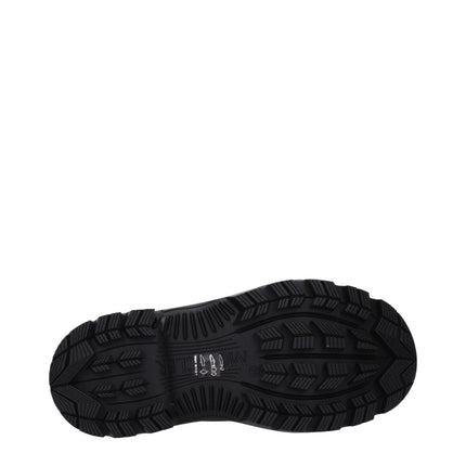 Moncler Black Cotton Ankle Boots