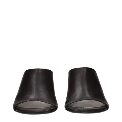 Lanvin Black Leather High Heel Pumps