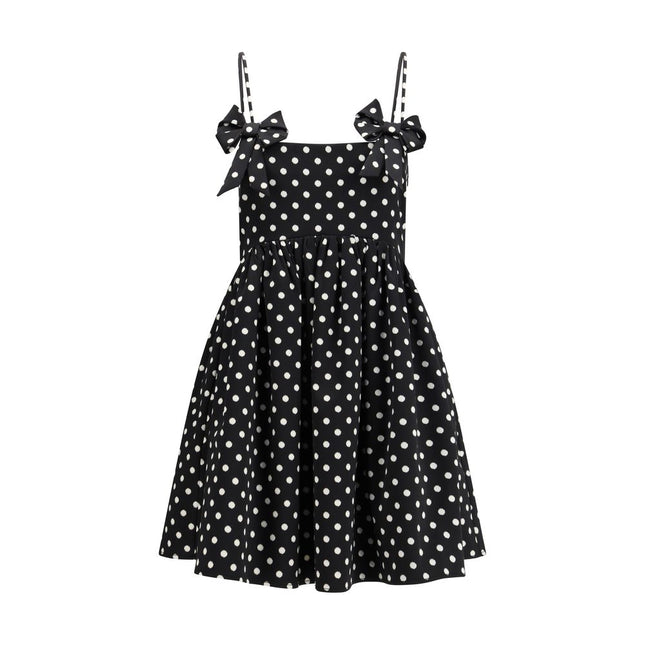 Ganni Black Recycled Polyester Casual Dress