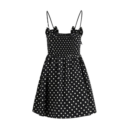 Ganni Black Recycled Polyester Casual Dress
