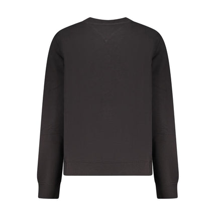 Tommy Hilfiger Black Cotton Women Sweatshirt