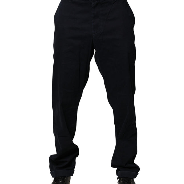 Harmont & Blaine Black Mid Waist Skinny Denim Trouser Jeans