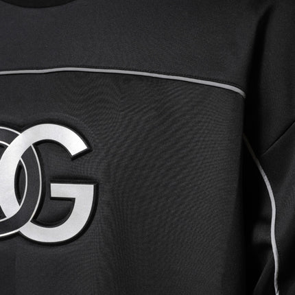 Dolce & Gabbana Black DG Logo Crew Neck Sweatshirt Sweater
