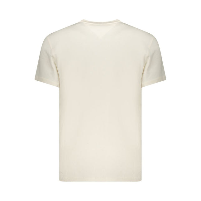 Tommy Hilfiger Bianco Cotton Mens T-Shirt