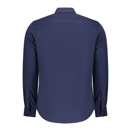 North Sails Blue Cotton Men Shirt