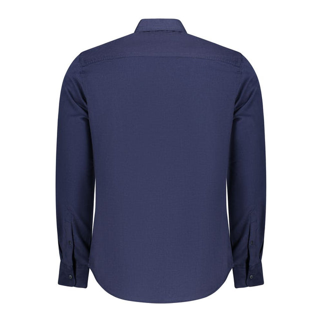 North Sails Blue Cotton Men Shirt