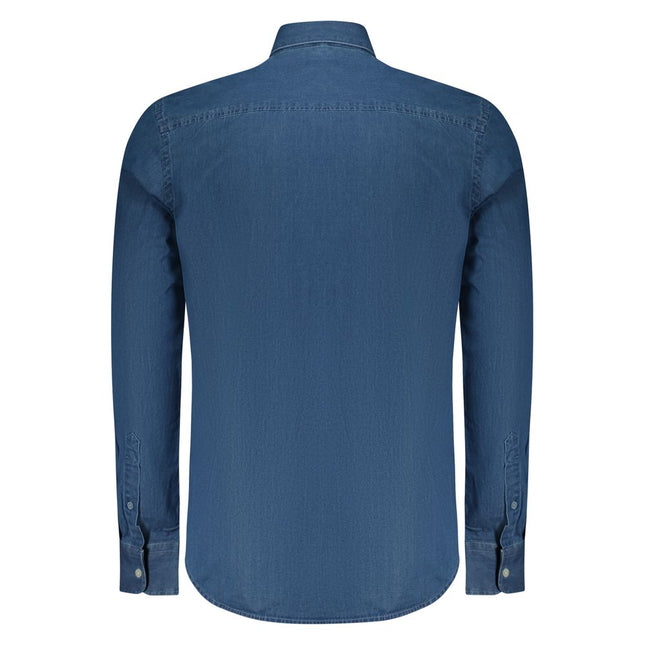 North Sails Blue Cotton Men Shirt