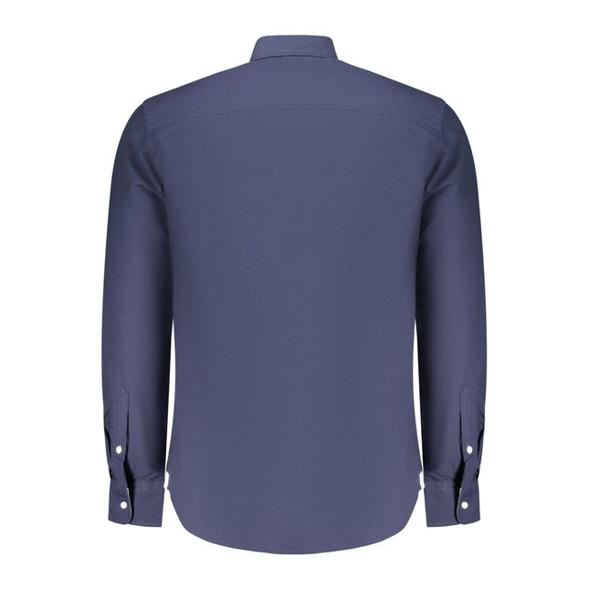 North Sails Blu Cotton Men Shirt
