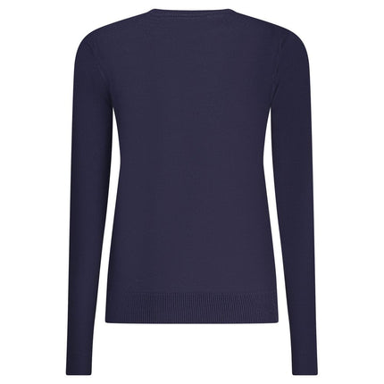 Norway 1963 Blu Viscose Donna Maglia