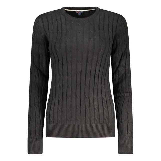 Norway 1963 Black Viscose Women's Sweater